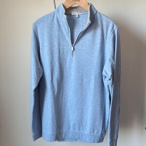 Men's Peter Millar Blue 1/4 Zip